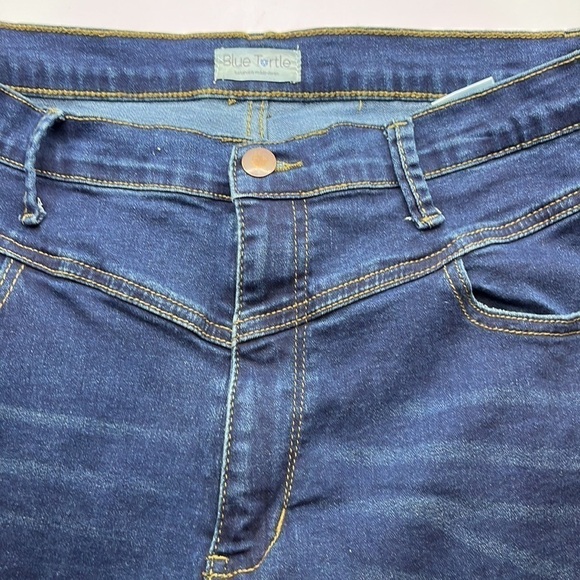 Blue Turtle High Rise Denim Cargo Size 13 - Picture 15 of 16